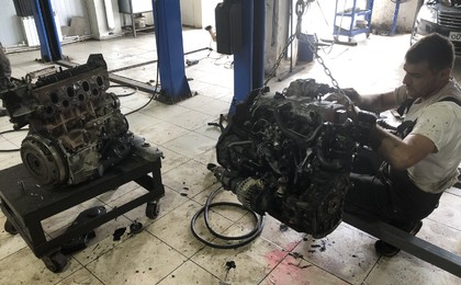 замена двигателя