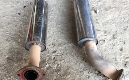 удаление катализатора, установка пламегасителя